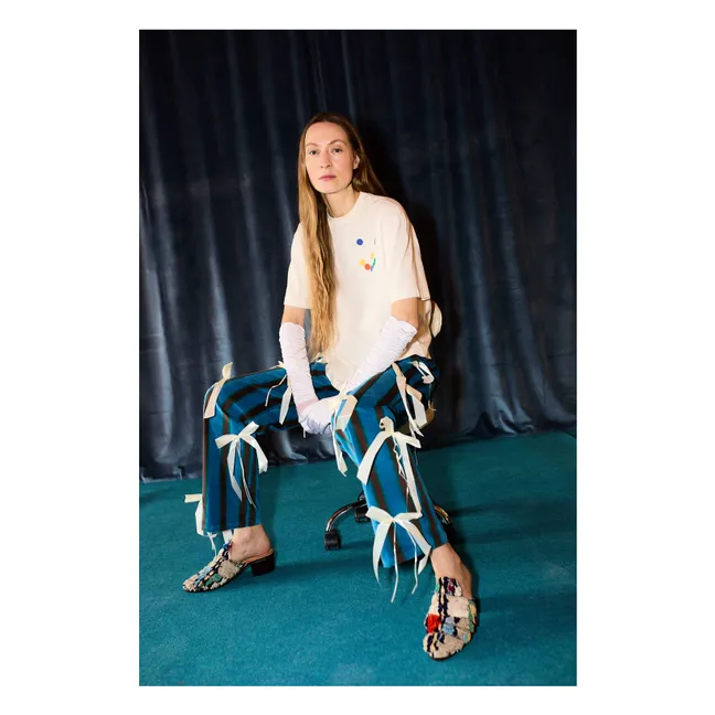 Maglietta in cotone organico Thanks - Collezione Donna | Bianco