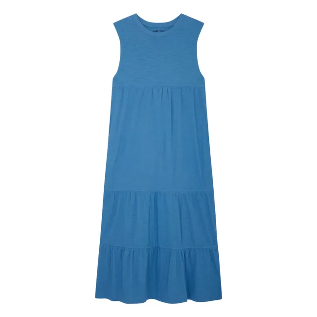 Kleid Ryo Bio-Baumwolle | Blau