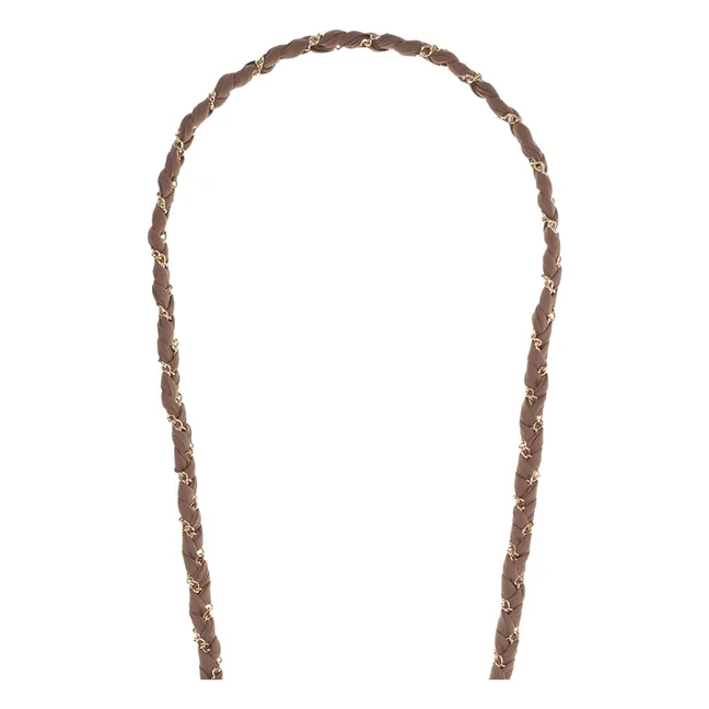 Cadena larga Doha 120 cm | Marrón