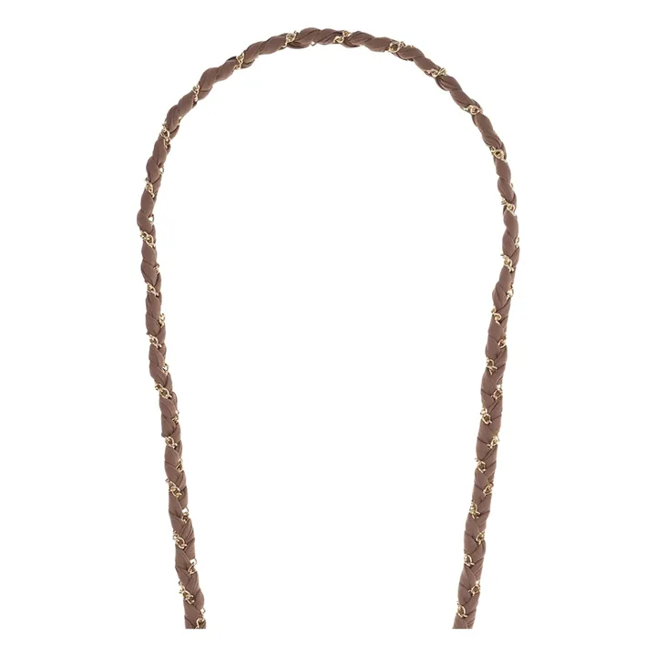 Chaine Longue Doha 120 cm | Marron- Image produit n°0