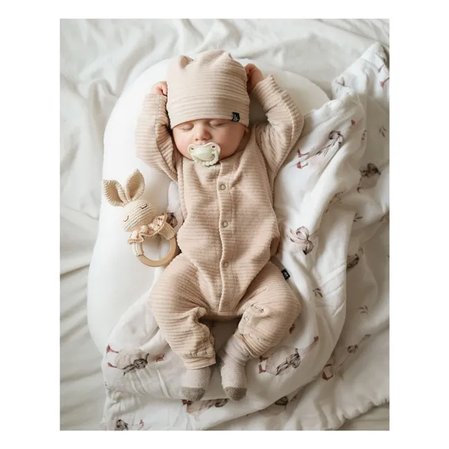 Bonnie the Rabbit teething ring | Cream