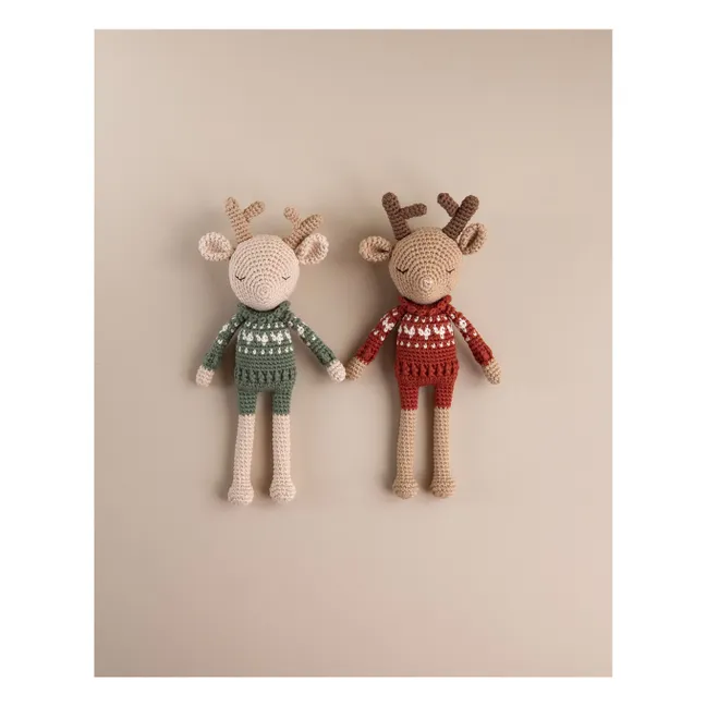 Doudou Robin the Reindeer | Green