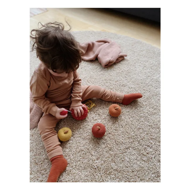 Musikalisches Mobile Erdbeere | Rot