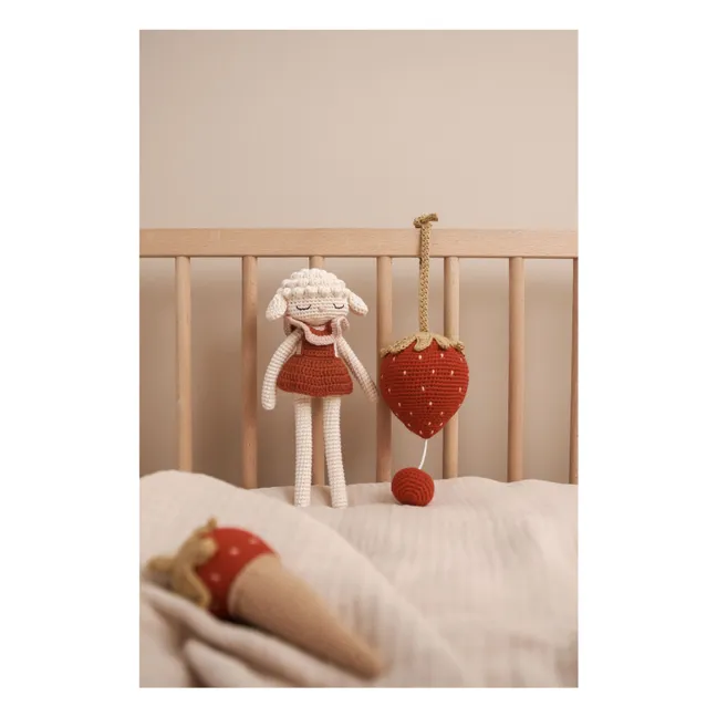 Strawberry musical mobile | Red