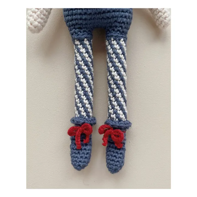 Doudou Britney le Lapin | Bleu marine