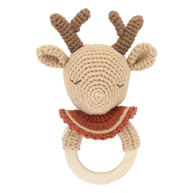 Robin the Reindeer teething ring | Siena