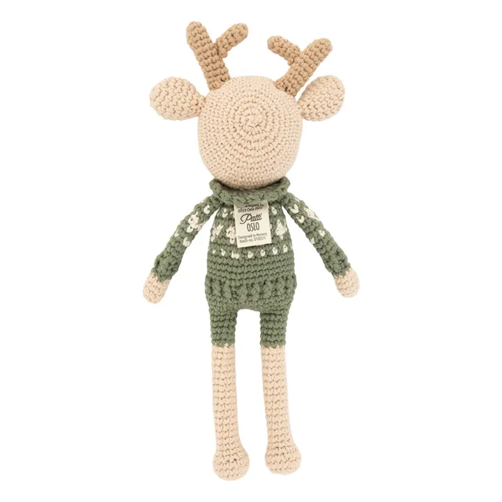 Doudou Robin the Reindeer | Green- Product image n°4
