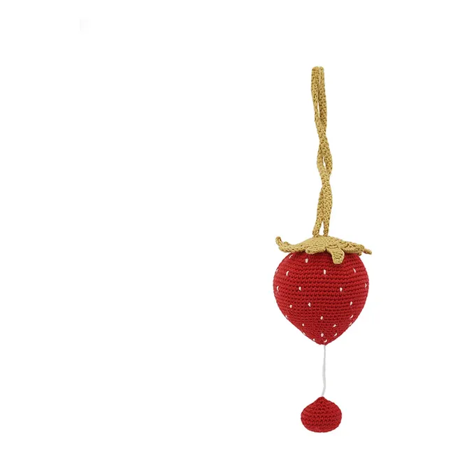 Strawberry musical mobile | Red