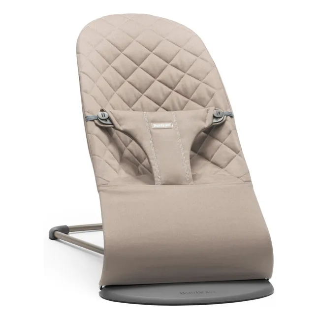 Bliss deckchair in quilted cotton | Sand