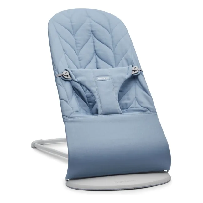Transat Bliss en coton matelassé Pétale | Bleu