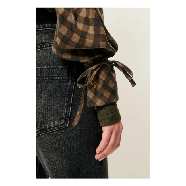 Chemise Armanchecks Carreaux | Vert kaki