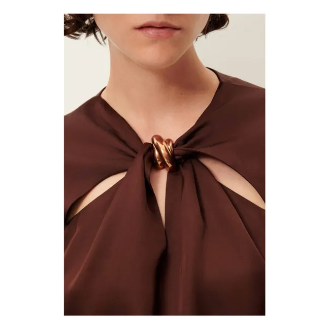 Camicetta Amaya | Marrone