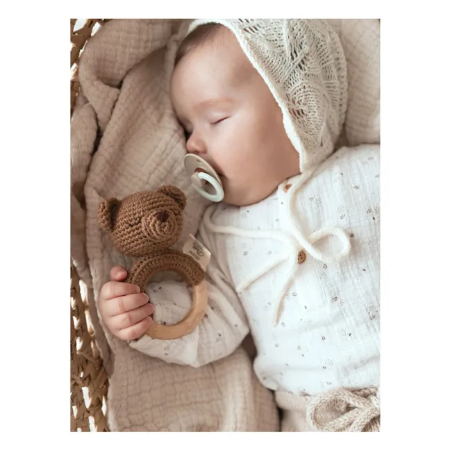 Anneau de dentition Bo l'Ourson | Marron