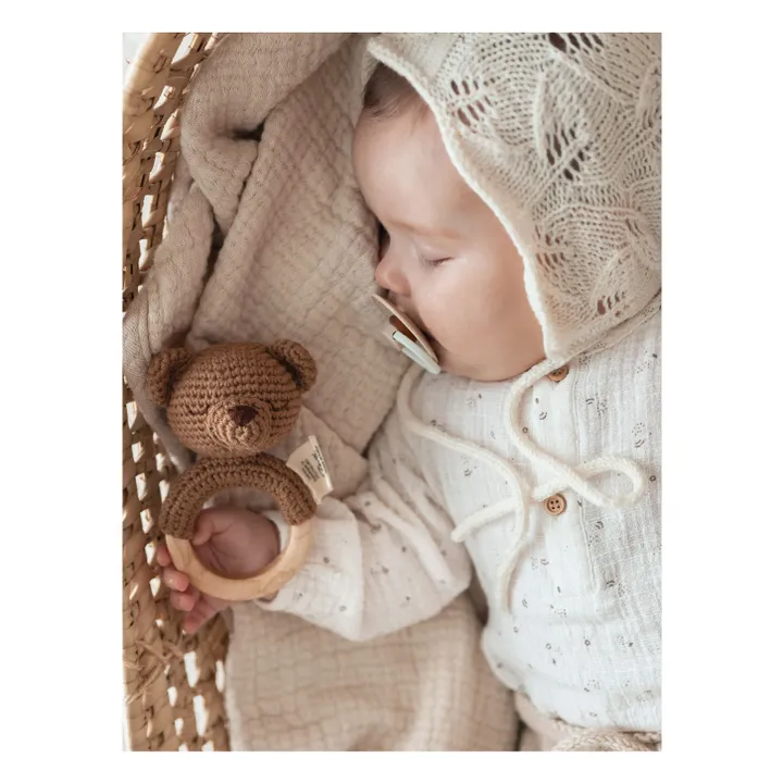 Bo l'Ourson teething ring | Brown- Product image n°1