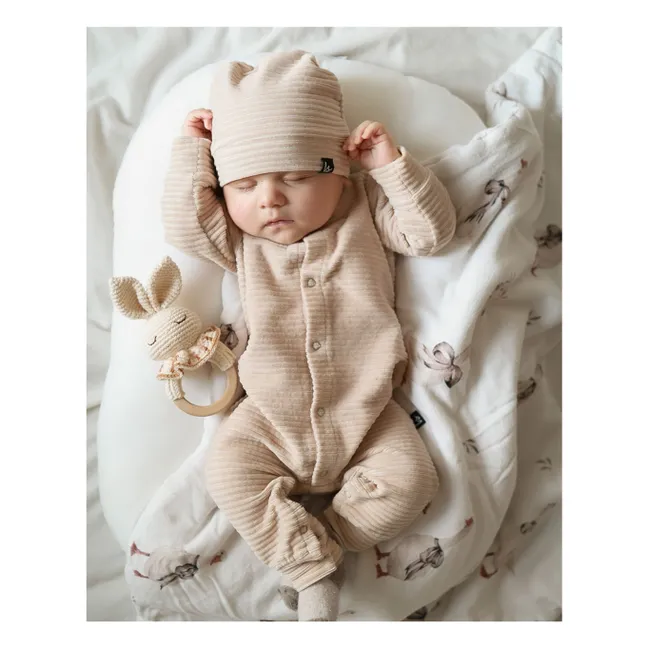 Bonnie the Rabbit teething ring | Cream