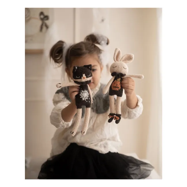 Doudou Cat Canvas | Black