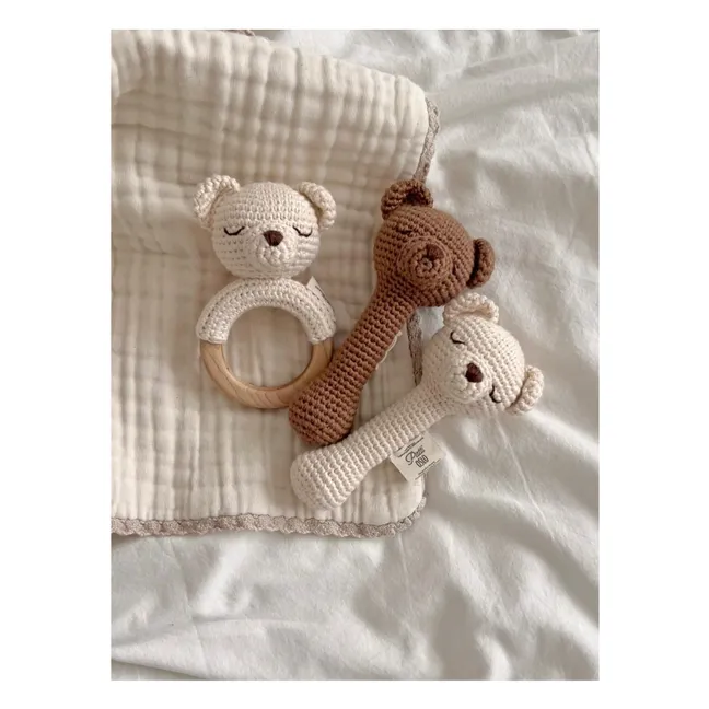Bo l'Ourson rattle | Brown