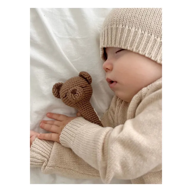 Hochet Bo l'Ourson | Marron