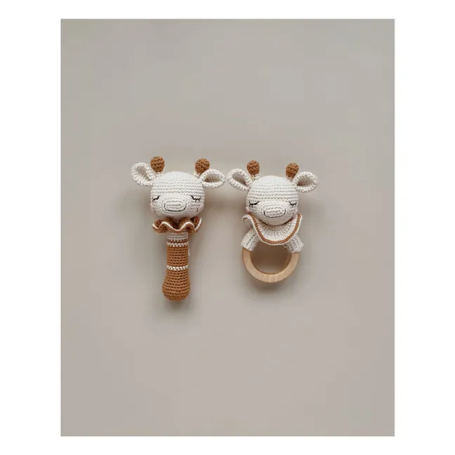 Anneau de dentition Goldie la Giraffe | Crème