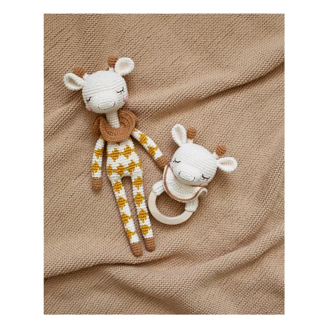 Beißring Goldie die Giraffe | Cremefarben