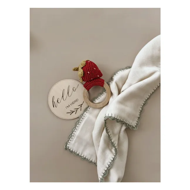 Anneau de dentition Fraise | Rouge