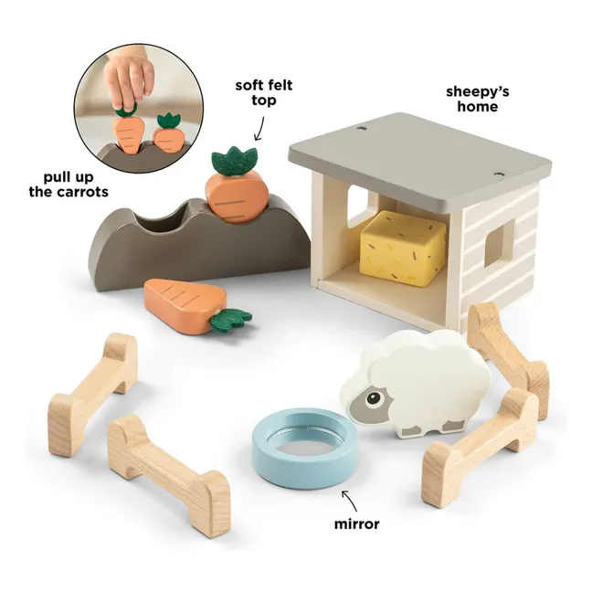 Sheepy wooden enclosure | Sand