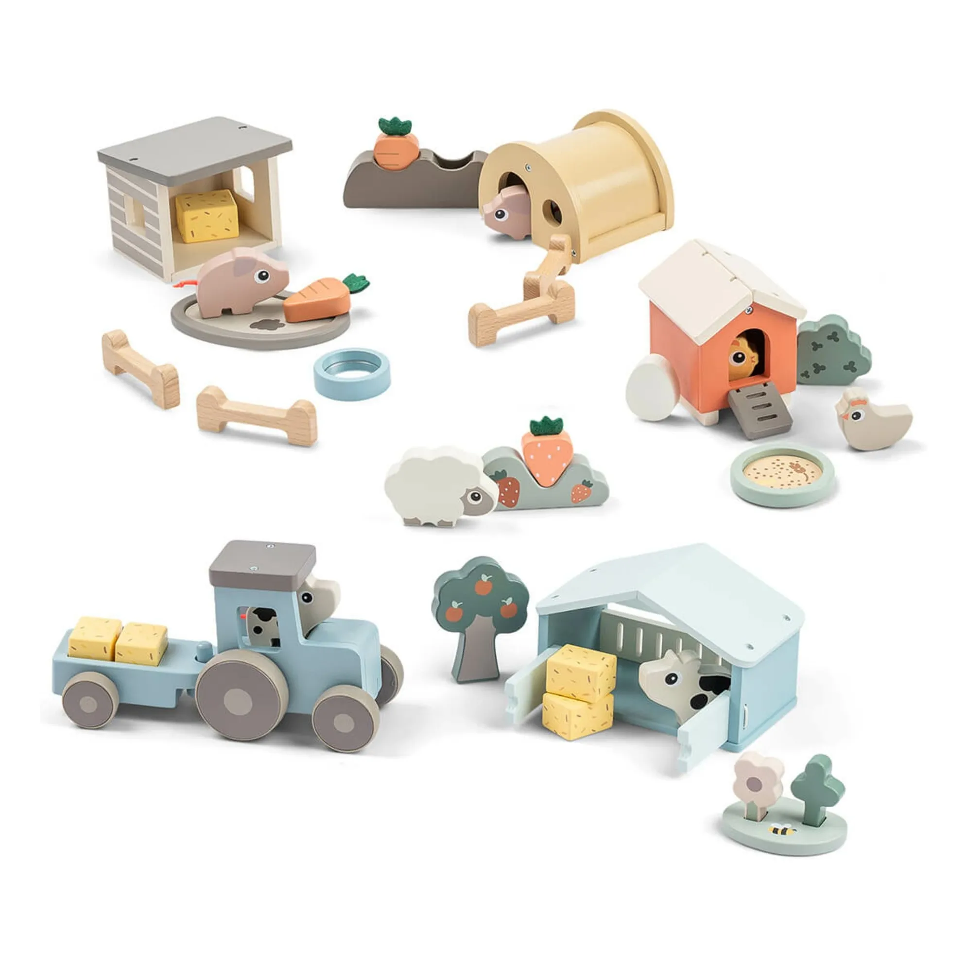 Poulailler en bois Clucky | Bleu- Image produit n°4