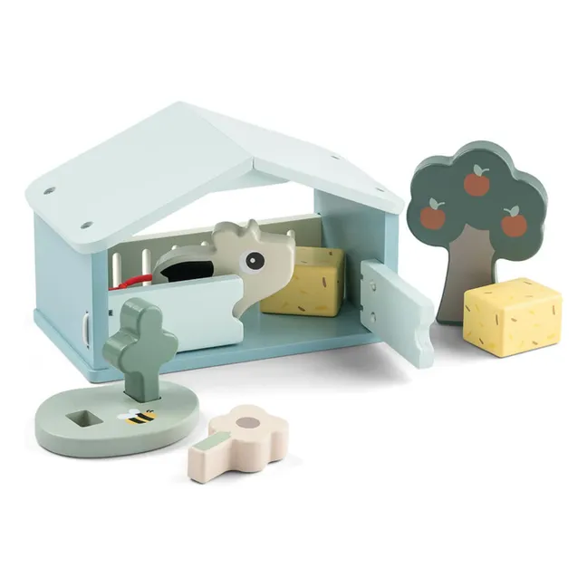 Dotti wooden barn | Orange