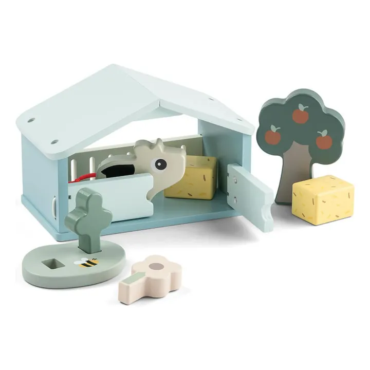 Dotti wooden barn | Orange- Product image n°3