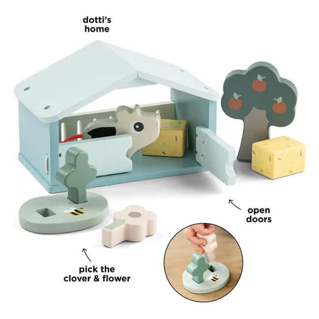 Dotti wooden barn | Orange