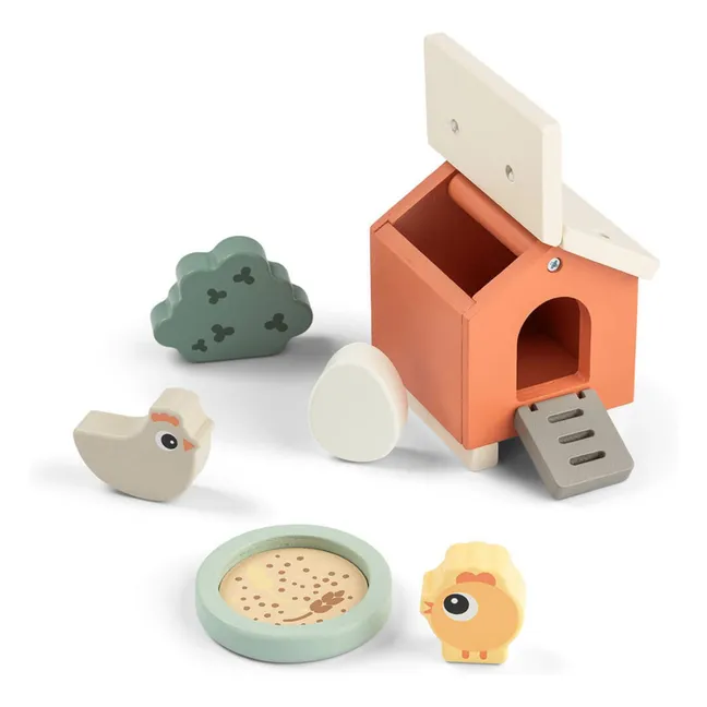 Wooden chicken coop Clucky | Blue