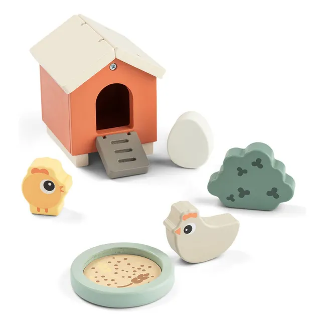 Wooden chicken coop Clucky | Blue