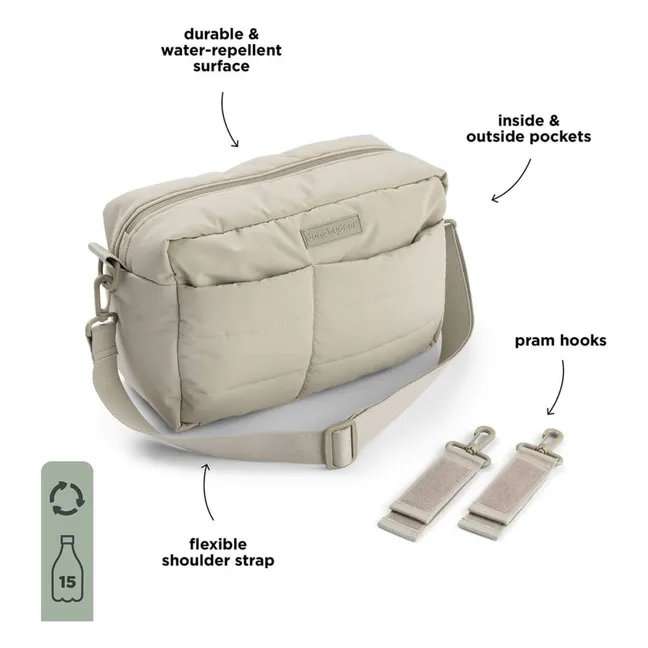 Borsa trapuntata per passeggino | Sabbia