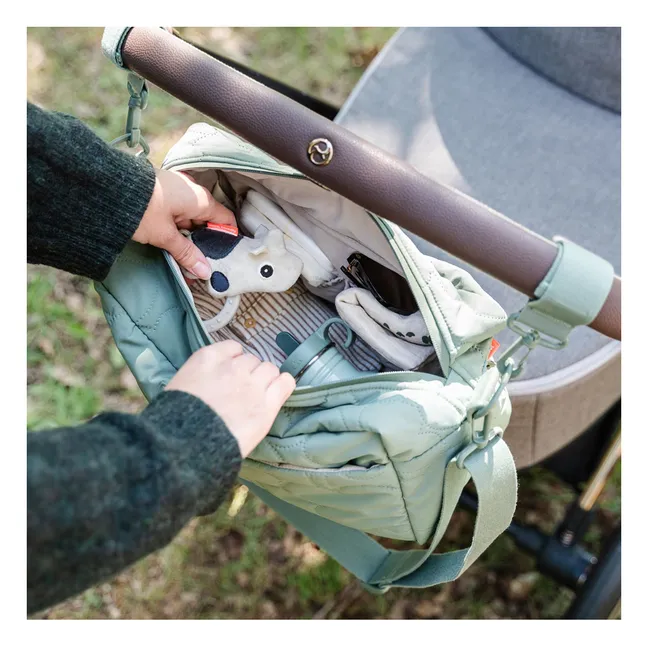Sac matelassé pour poussette | Vert