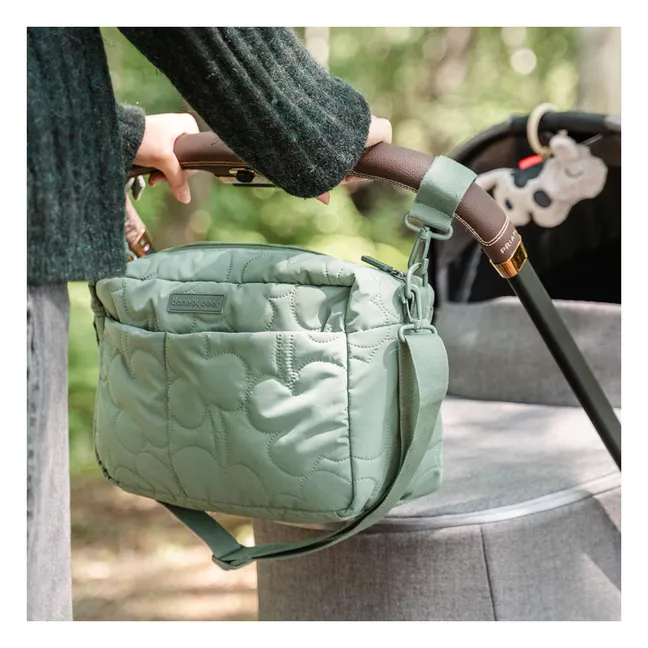 Sac matelassé pour poussette | Vert
