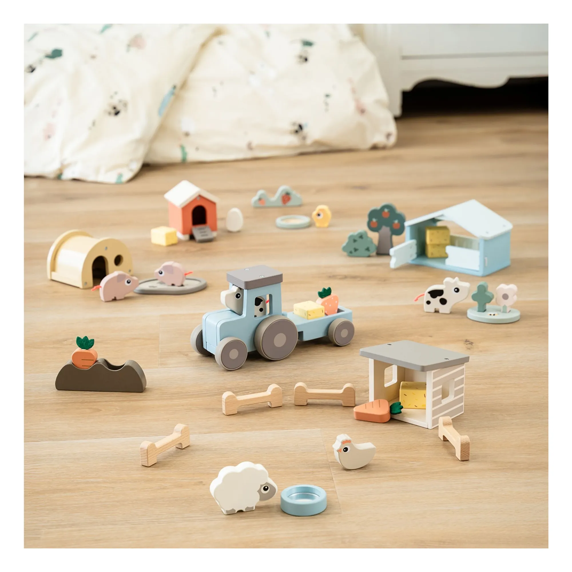 Poulailler en bois Clucky | Bleu- Image produit n°6
