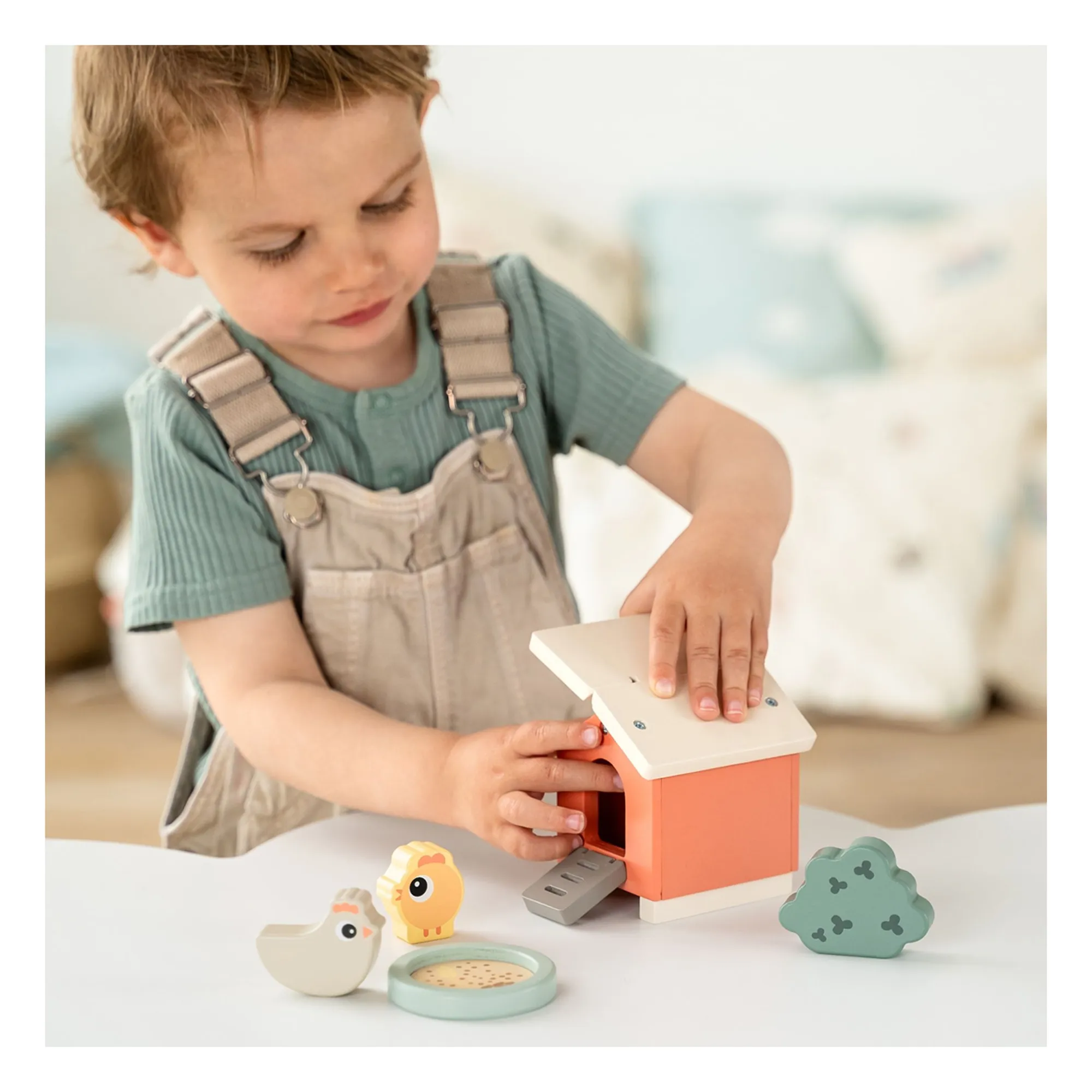 Poulailler en bois Clucky | Bleu- Image produit n°2