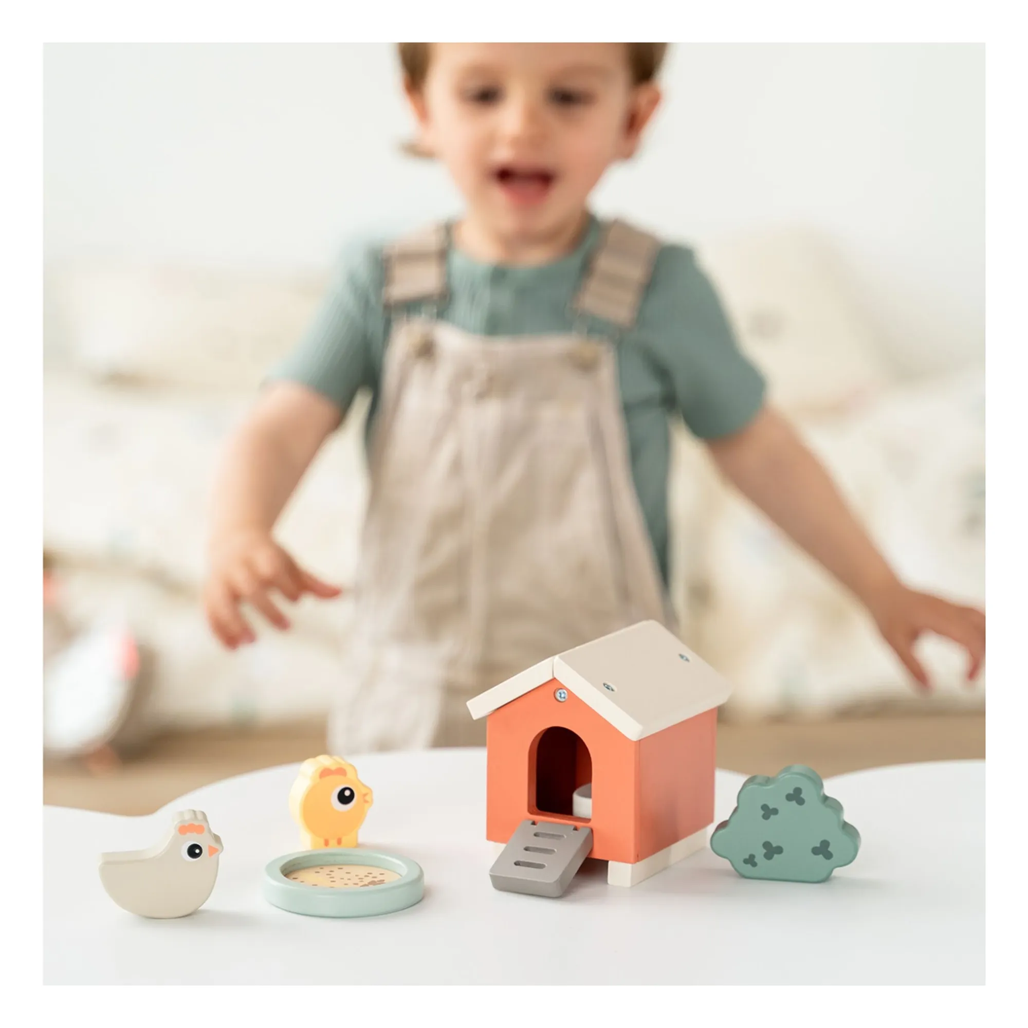 Poulailler en bois Clucky | Bleu- Image produit n°1