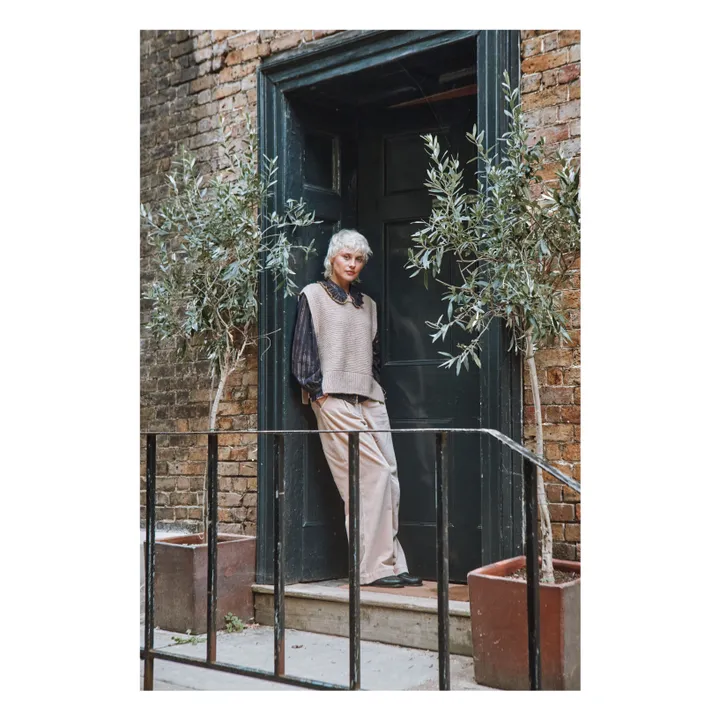 Jersey sin mangas Columbia Extra Fine Merino Wool | Beige- Imagen del producto n°3