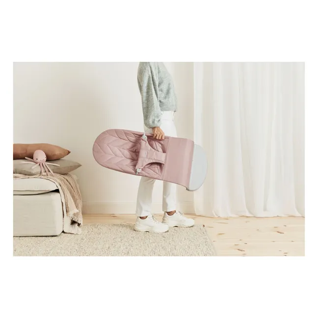 Transat Bliss en coton matelassé Pétale | Rose