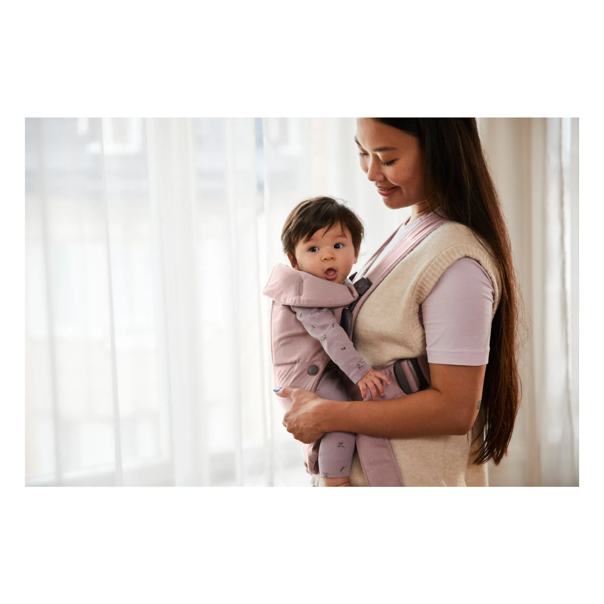 Porte-bébé Mini | Rose- Image produit n°2