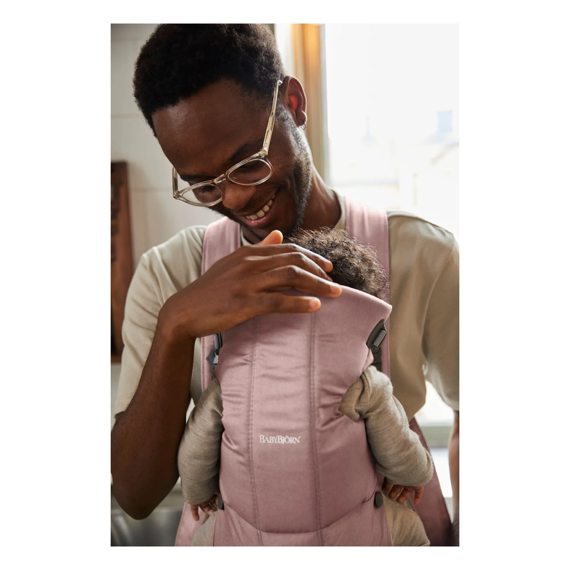 Porte-bébé Mini | Rose- Image produit n°1