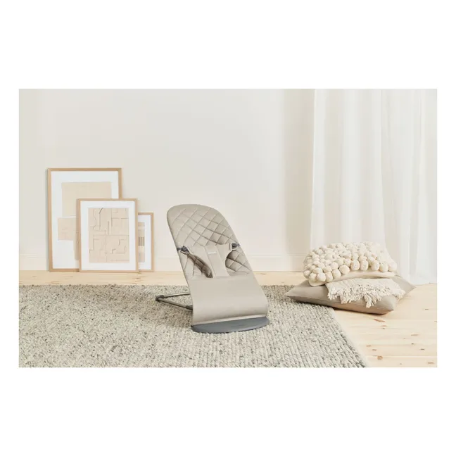 Bliss deckchair in quilted cotton | Sand