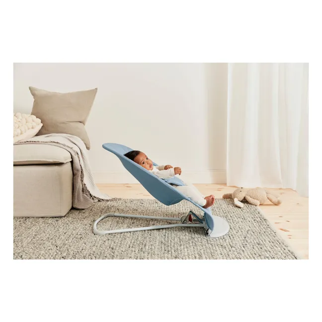 Transat Bliss en coton matelassé Pétale | Bleu