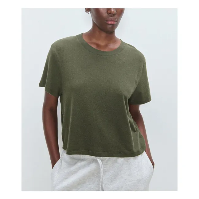 Camiseta Loose Ypawood | Verde bosque