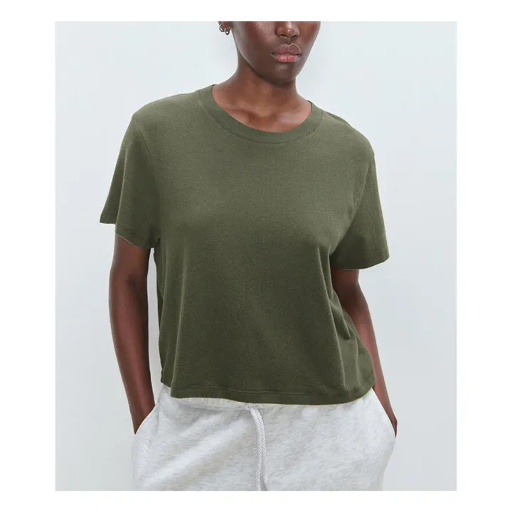 Camiseta Loose Ypawood | Verde bosque- Imagen del producto n°1