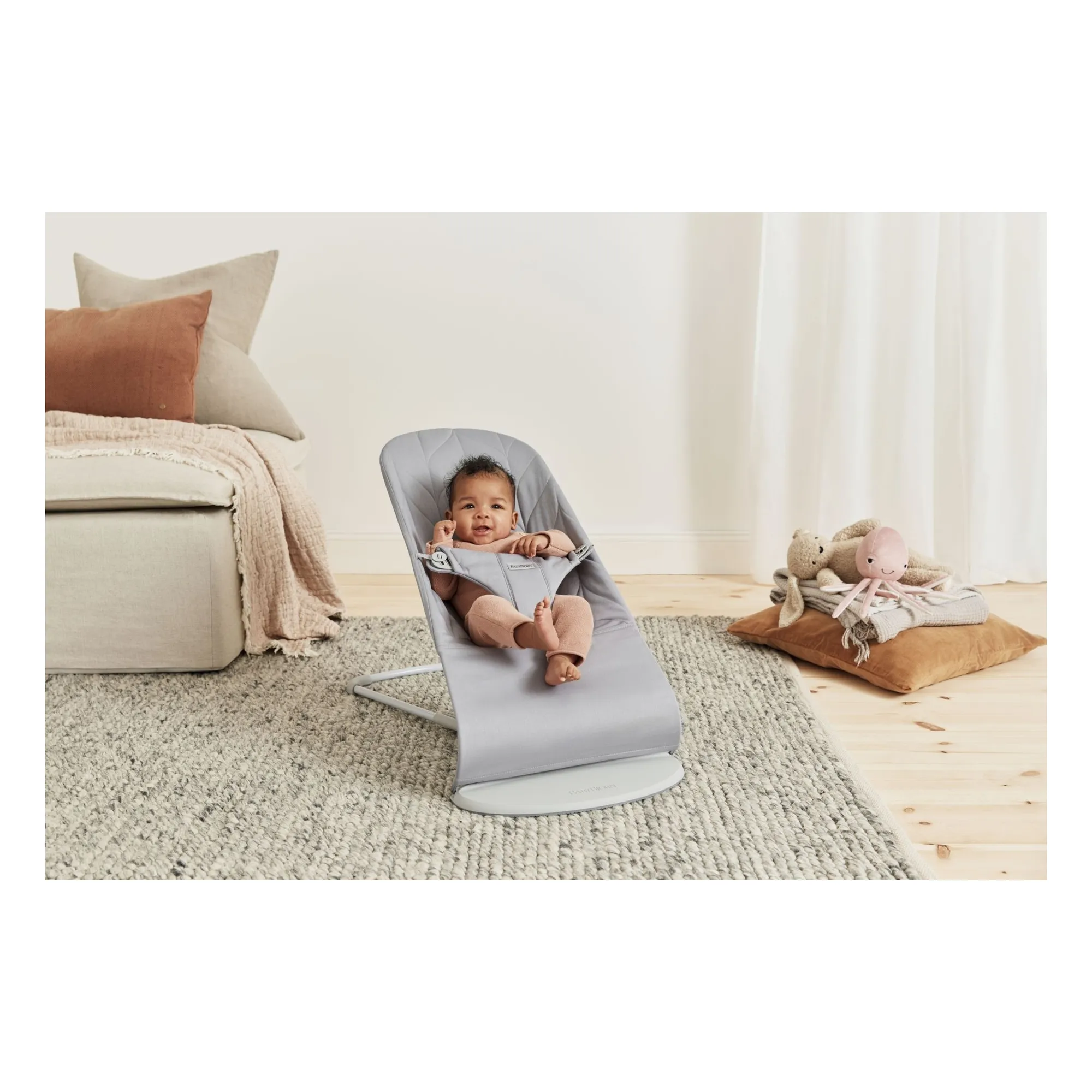 BabyBjörn - Transat Bliss en coton matelassé Pétale (BabyBjörn) - Image 1