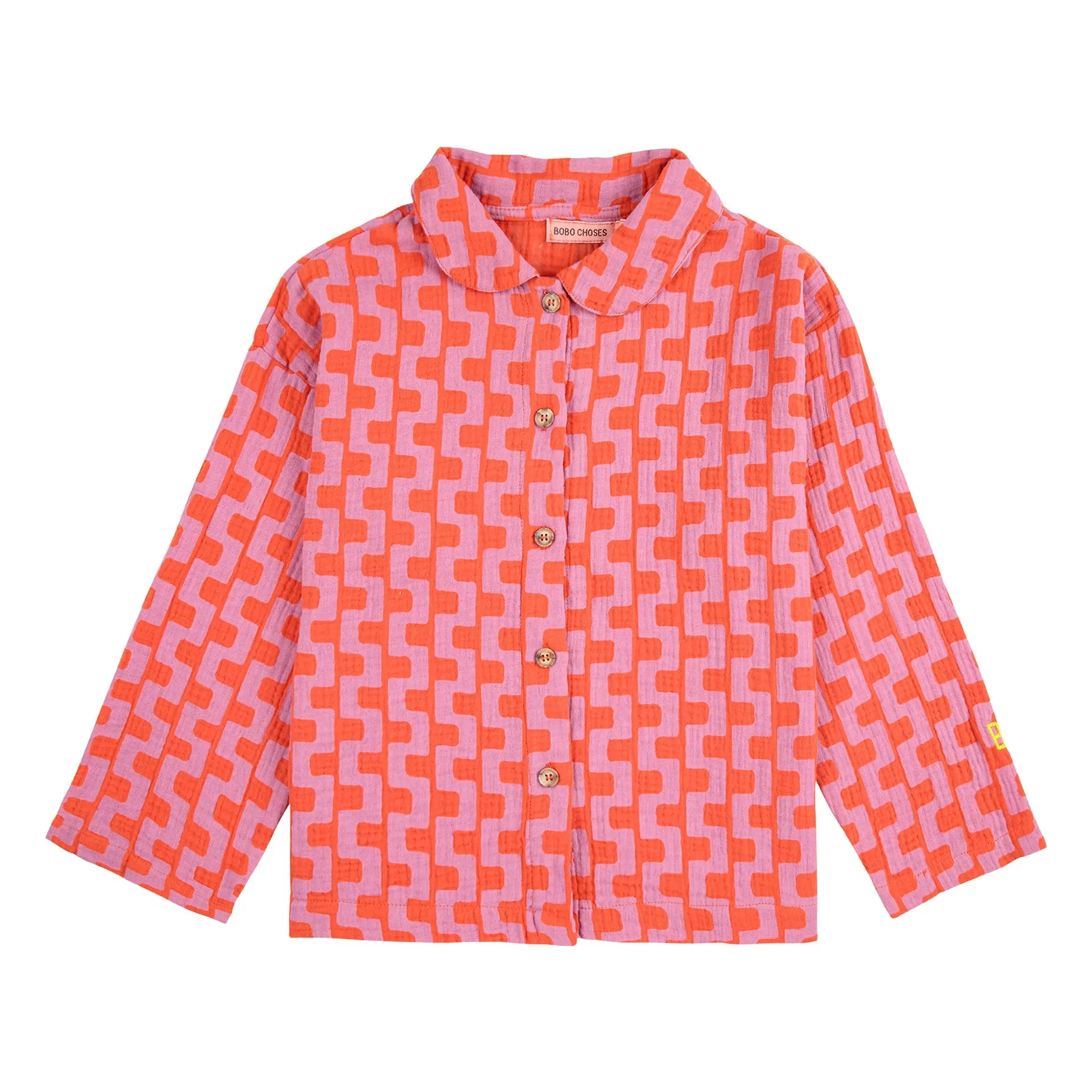 Bobo Choses Pink Pyjama Chain Organic Cotton