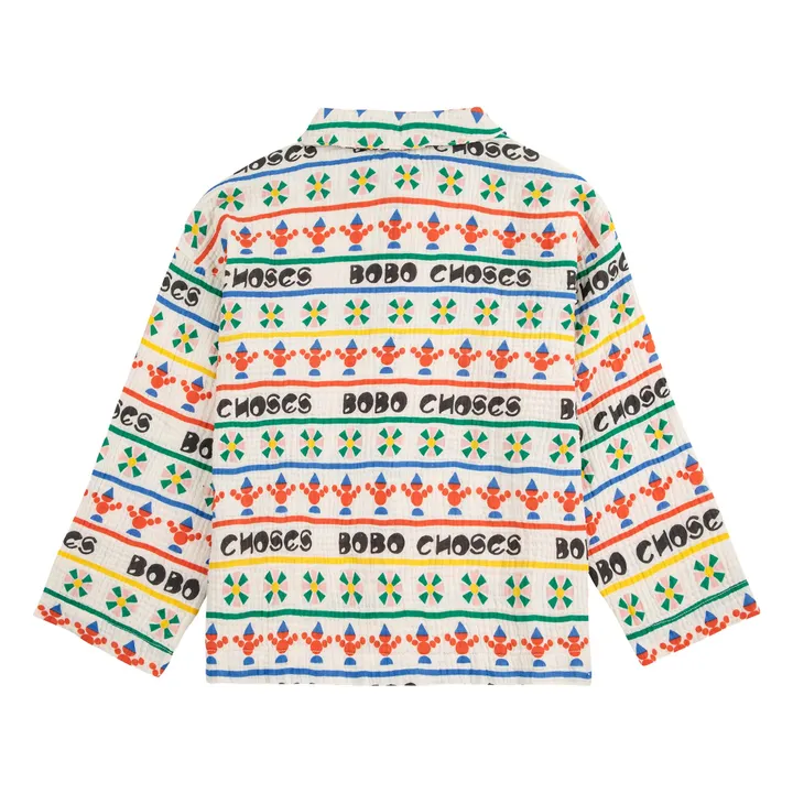 Pyjama Bobo Coton Bio | Ecru- Image produit n°4