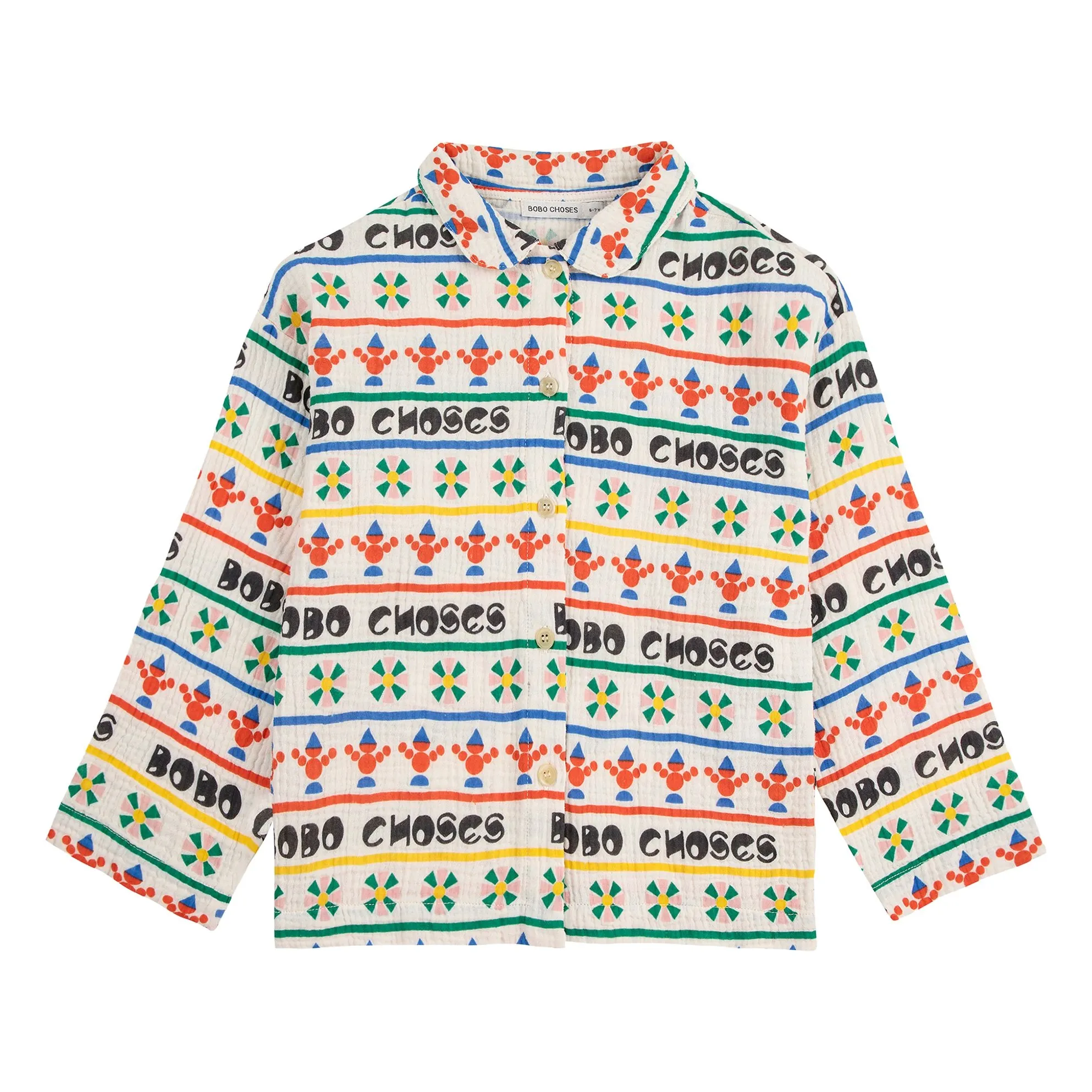 Bobo Choses Ecru Bobo Organic Cotton Pyjamas